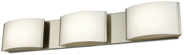 Pandora 25.25" Wide 3-Light Vanity Light - Satin Nickel