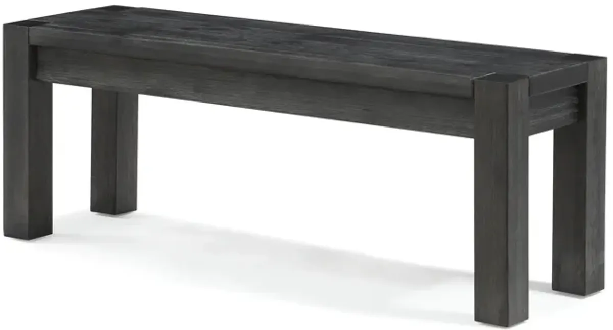 Meadow Solid Wood Bench in Graphite