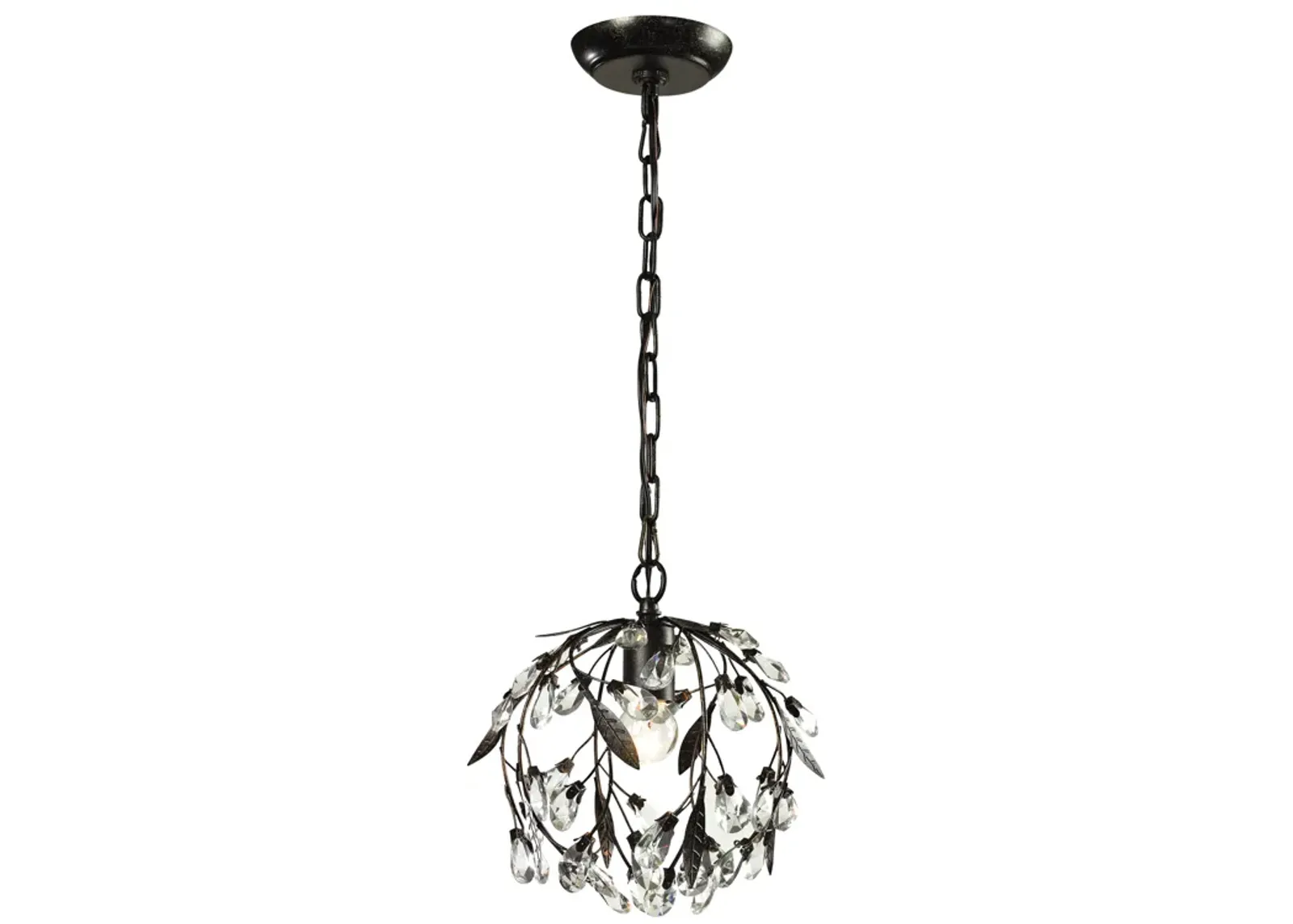 Circeo 10" Wide 1-Light Mini Pendant - Deep Rust