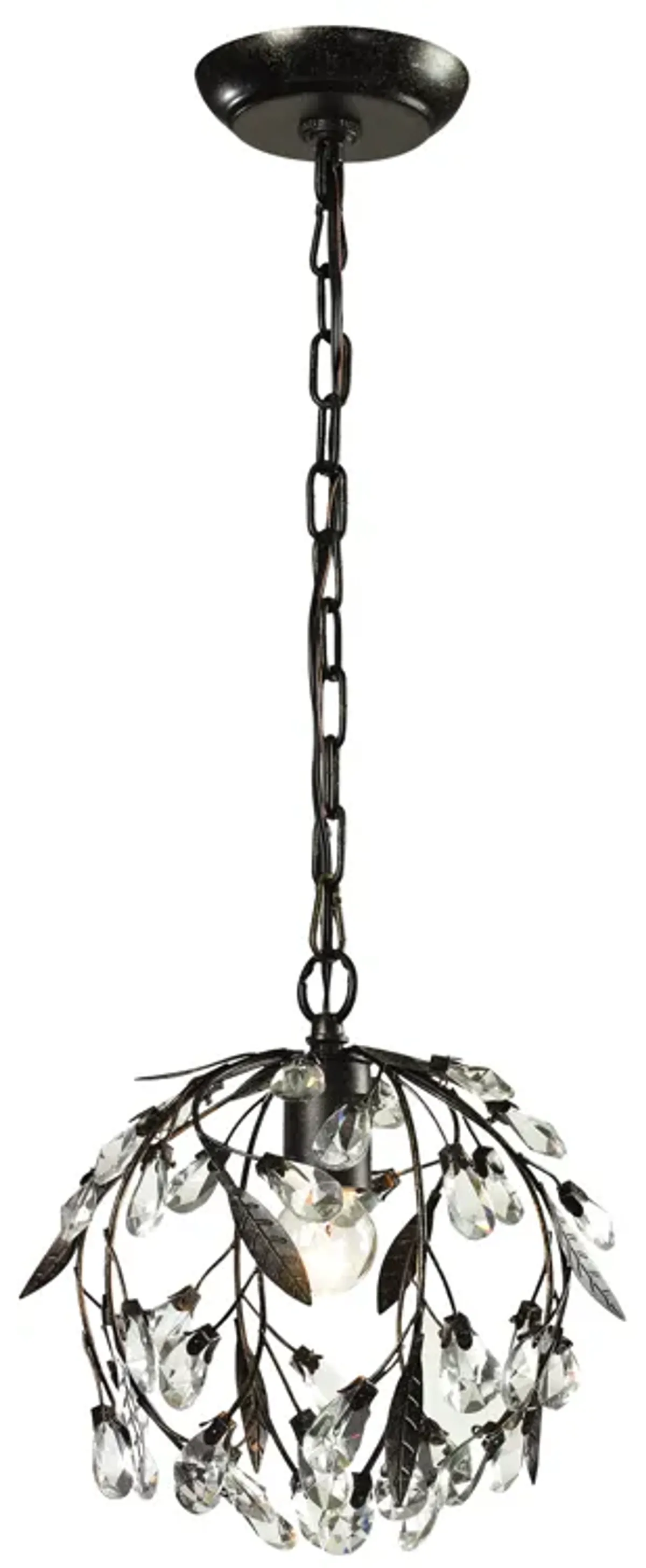 Circeo 10" Wide 1-Light Mini Pendant - Deep Rust