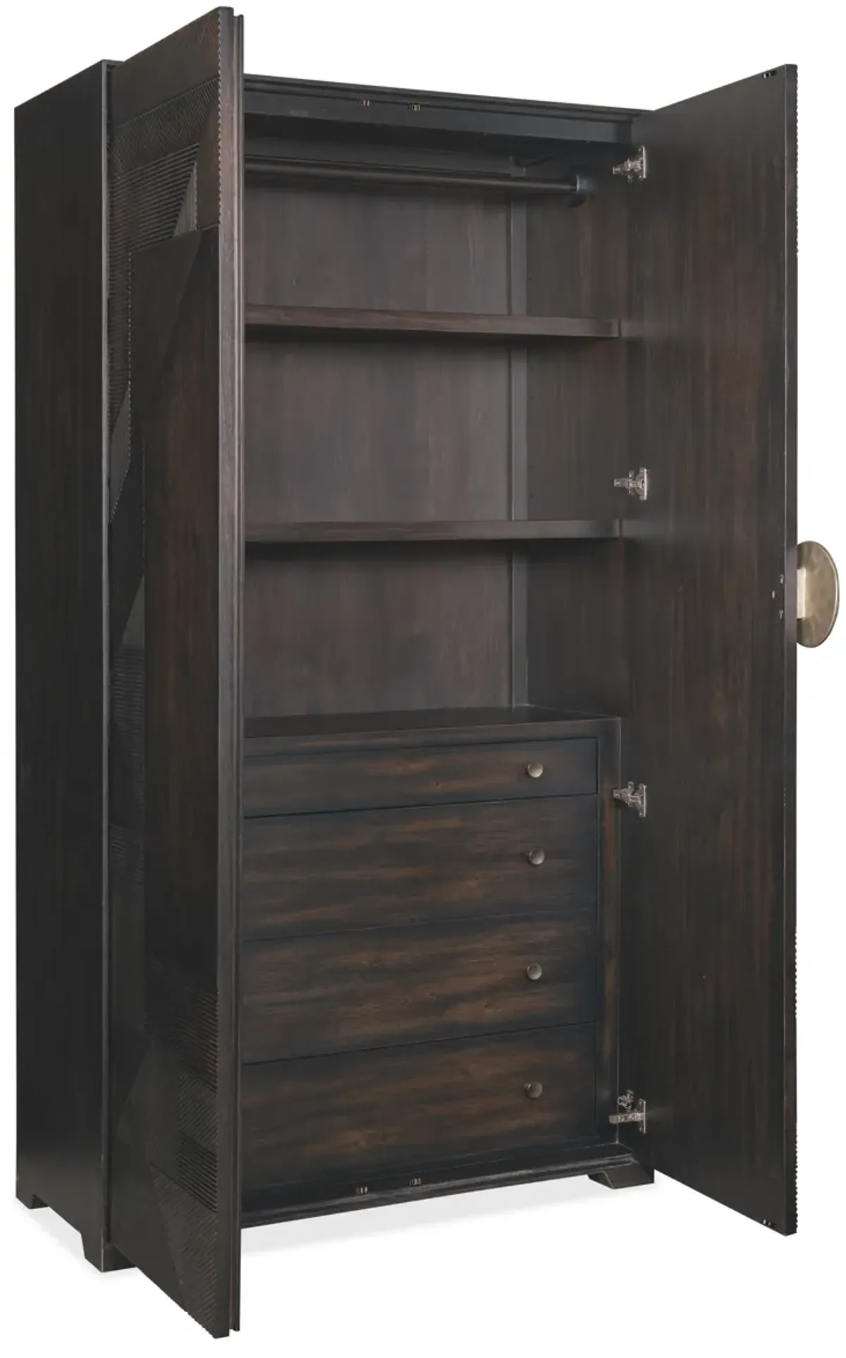 Retreat Split Rattan Wardrobe