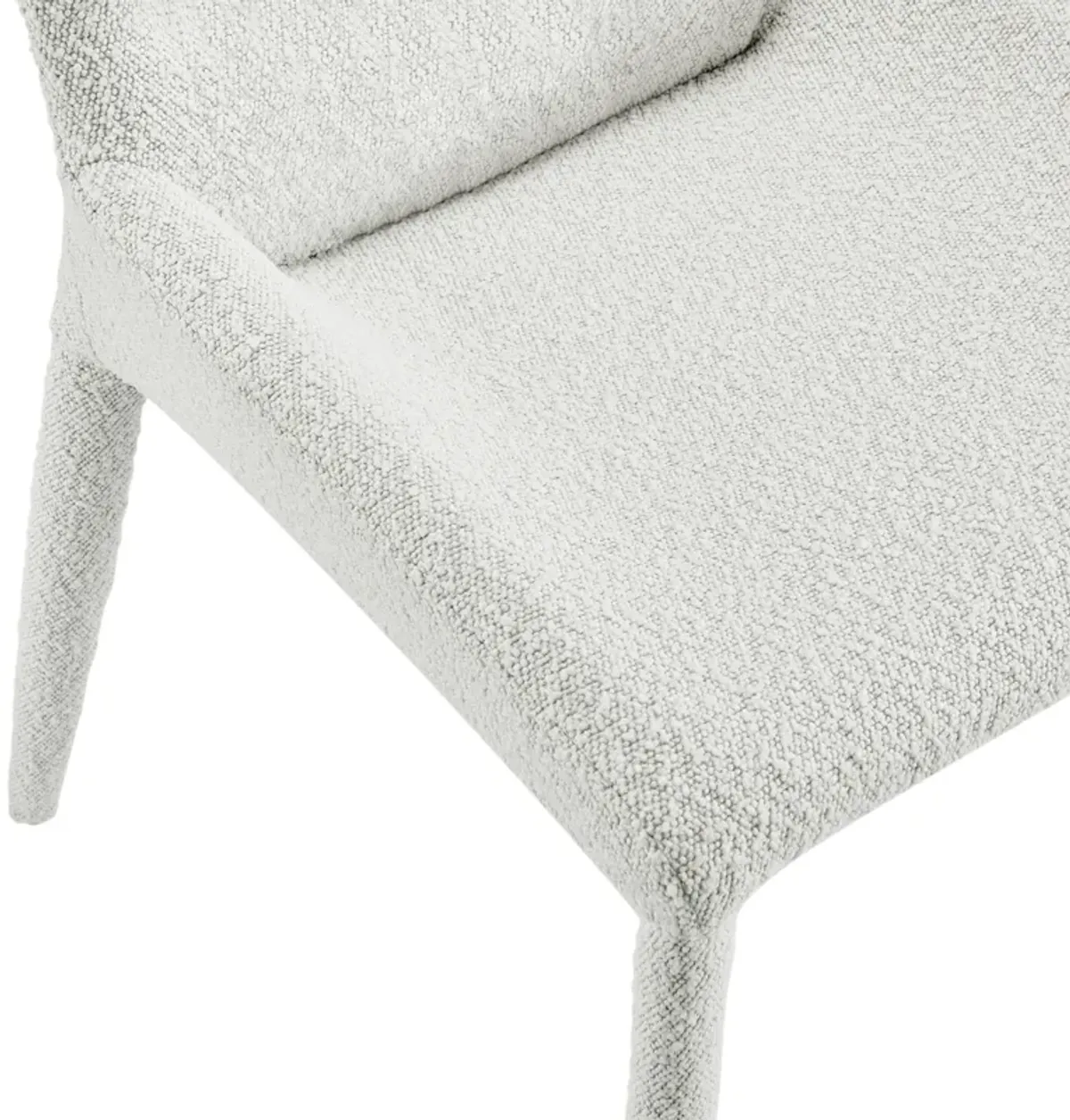 Kelsey Fabric Dining Side Chair, Boucle Beige 