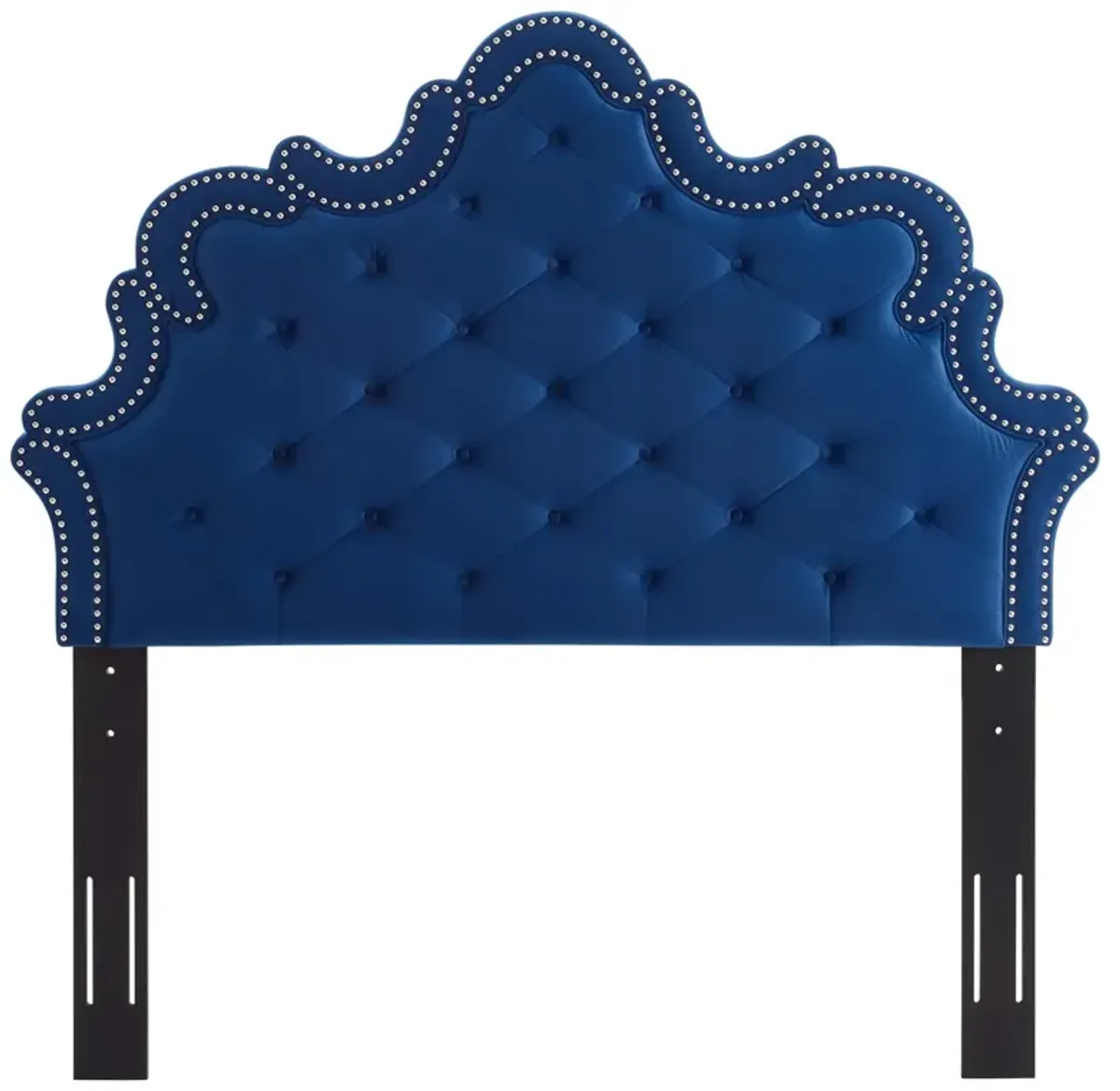 Arabella Button-Tufted Performance Velvet King/California King Headboard