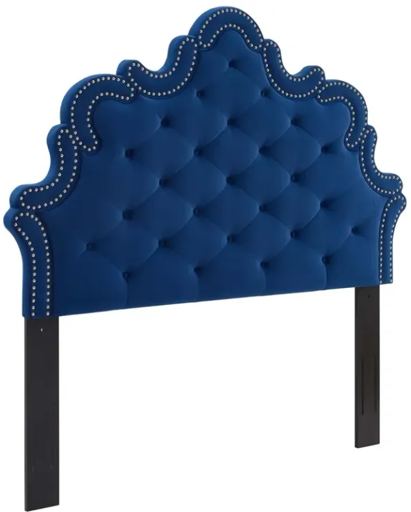 Arabella Button-Tufted Performance Velvet King/California King Headboard