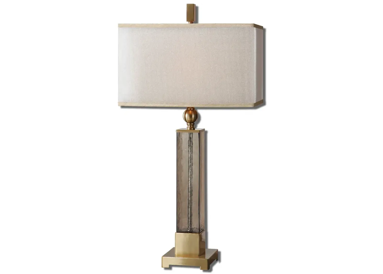 Caecilia Amber Glass Table Lamp