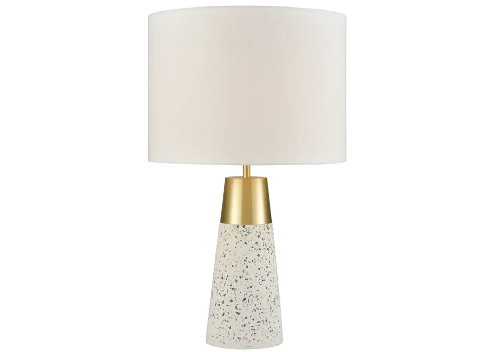 King Cake 22" High 1-Light Table Lamp - Gray