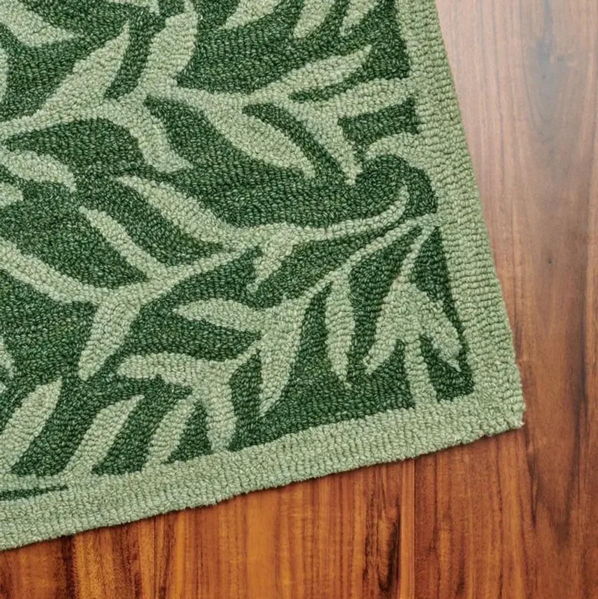 MSR JARDIN GREEN 2'-3' x 8' Runner Rug