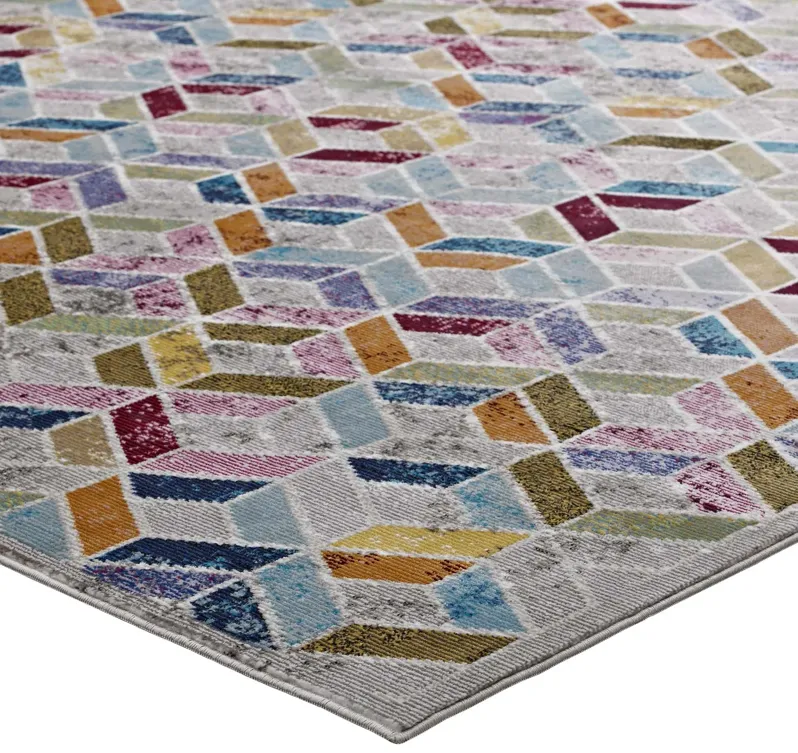 Laleh Geometric Mosaic 4x6 Area Rug