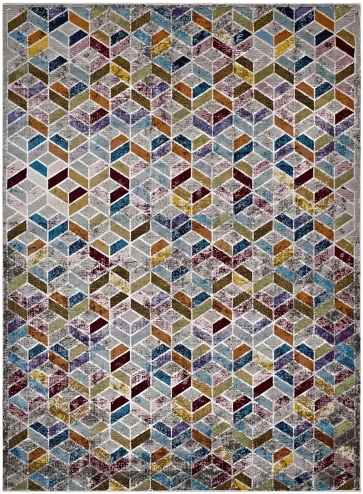 Laleh Geometric Mosaic 4x6 Area Rug