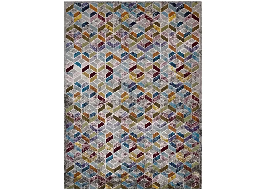 Laleh Geometric Mosaic 4x6 Area Rug