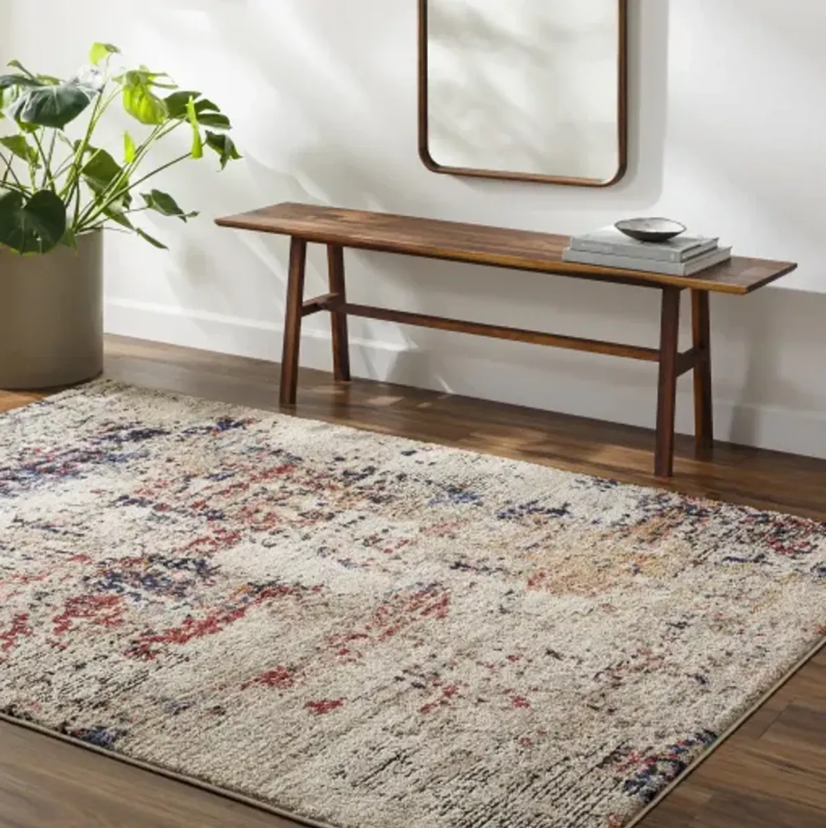 Liebe LBE-2309 5'3" x 7' Machine Woven Rug