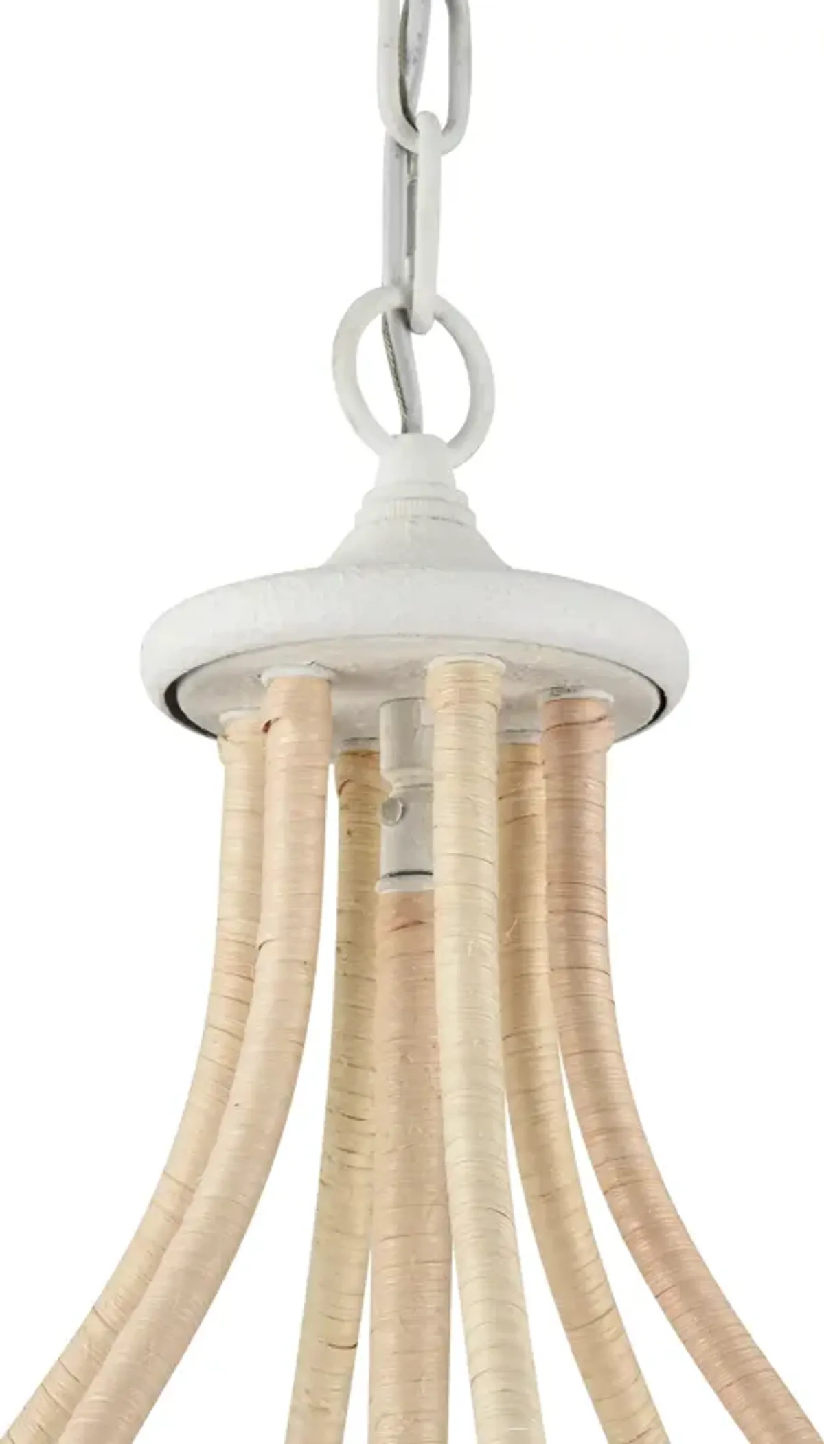 Breezeway 28'' Wide 6-Light Pendant - White Coral