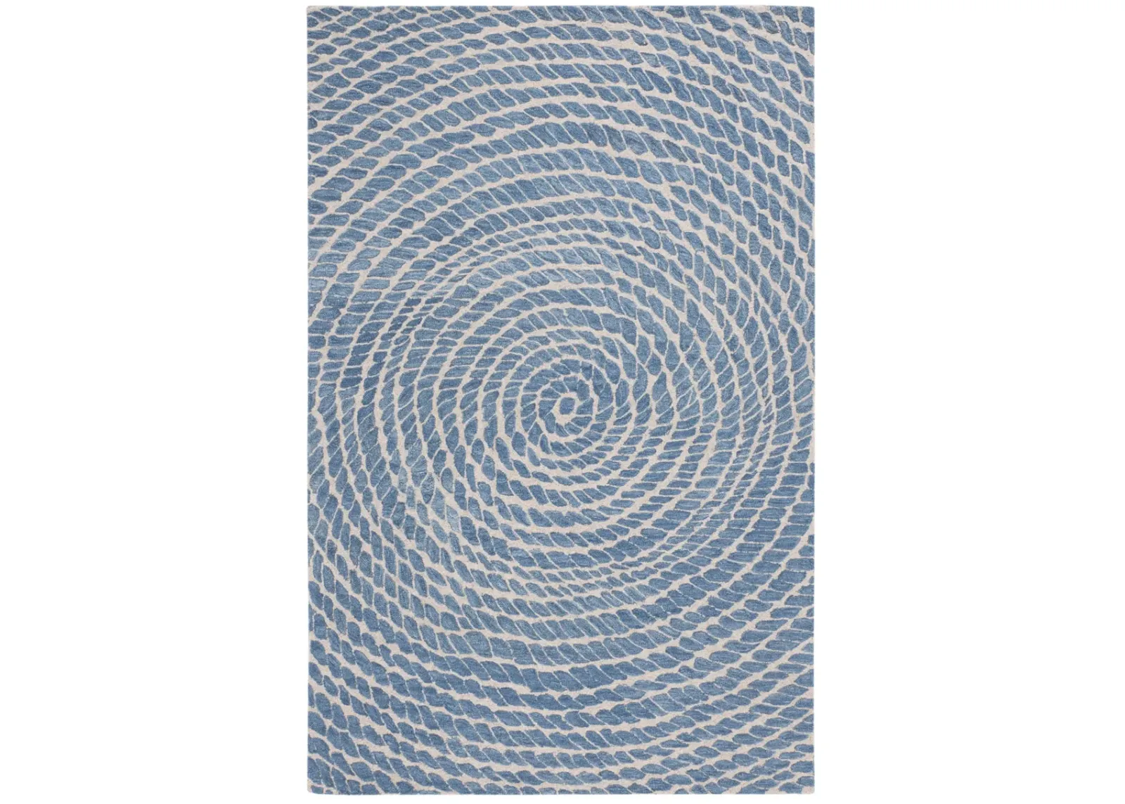 EBONY 652 BLUE  3' x 5' Small Rectangle Rug