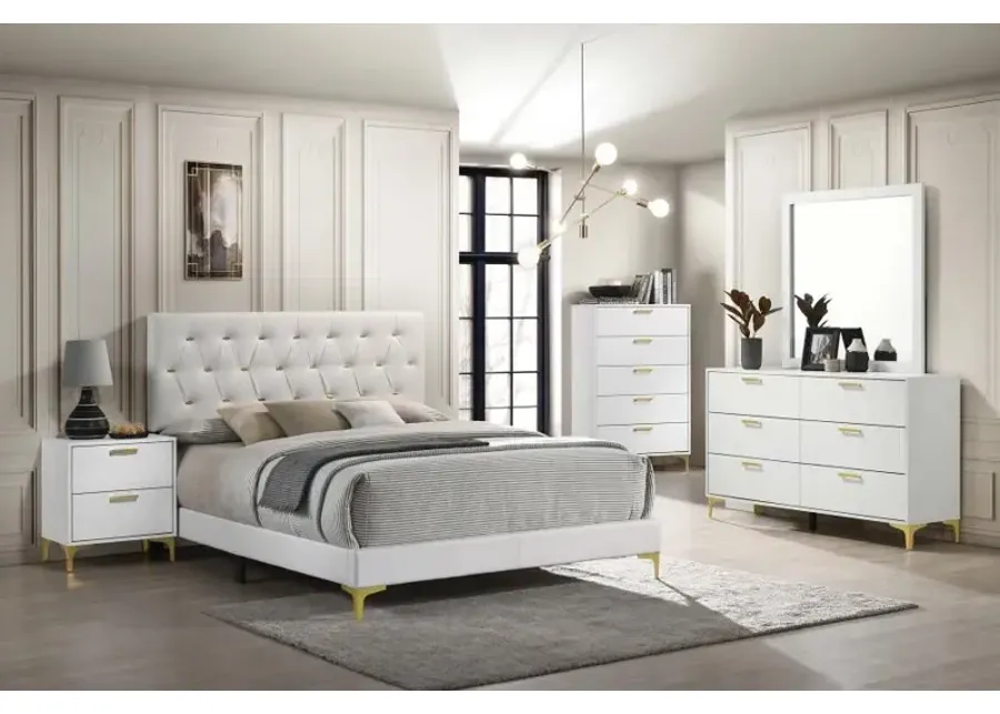 Kendall 5-piece Eastern King Bedroom Set White