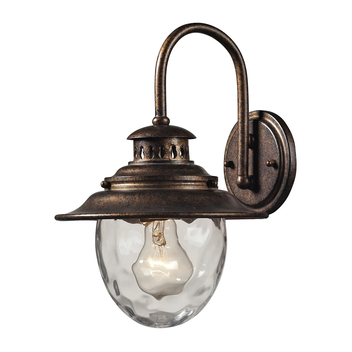 Searsport 13" High 1-Light Outdoor Sconce - Regal Bronze