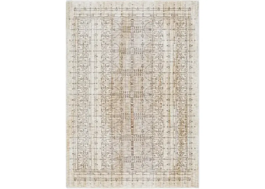 Usonia USO-2304 3'2" x 10' Machine Woven Rug