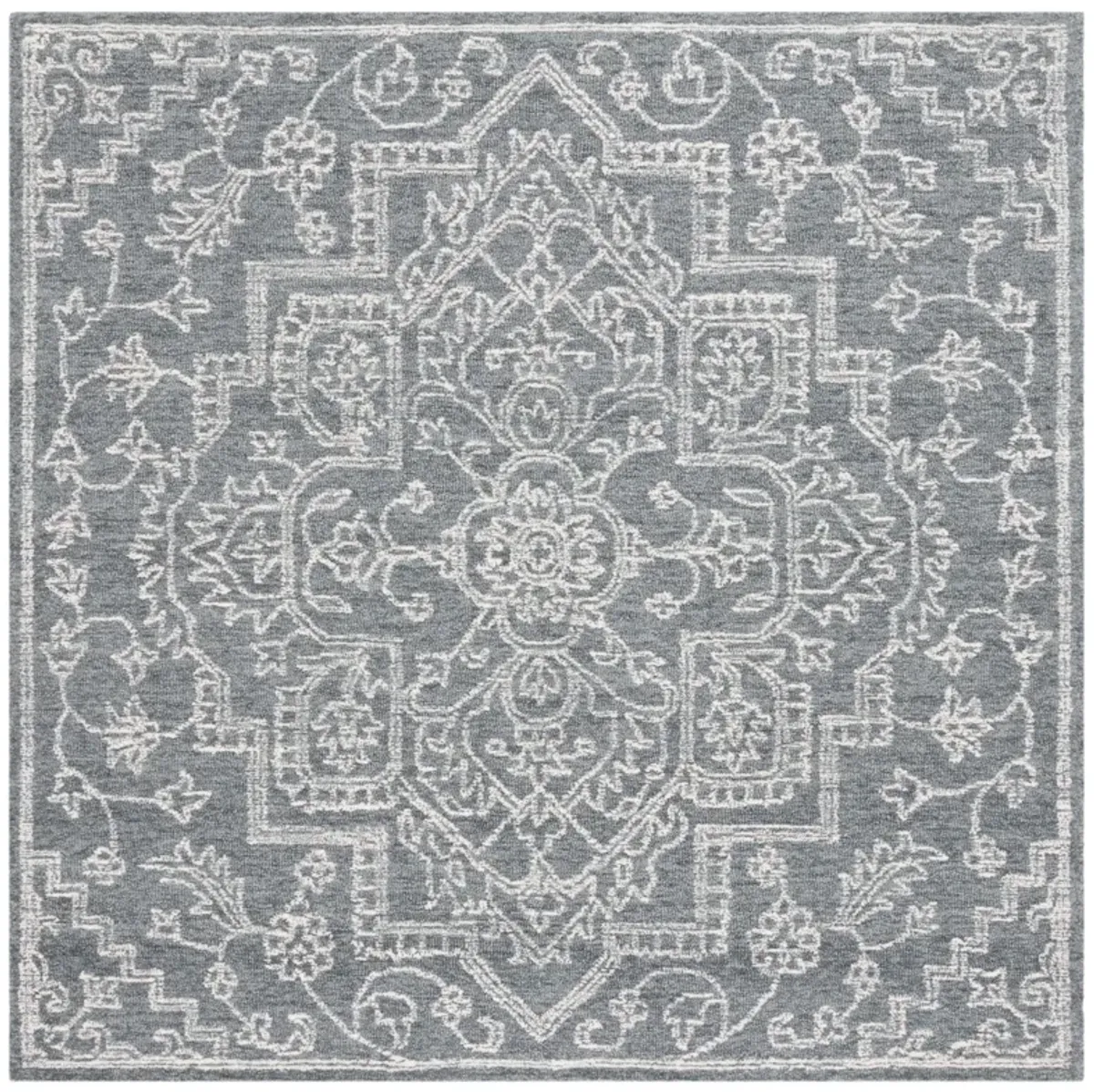 MICRO-LOOP Hand Tufted 6' x 6' Square area rug