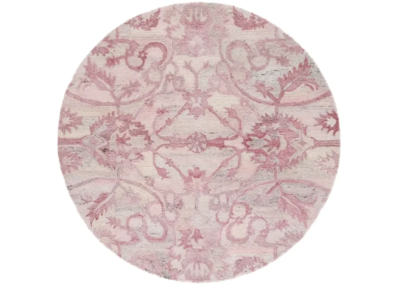 ANATOLIA 401 LIGHT PINK 6' x 6' Round Round Rug