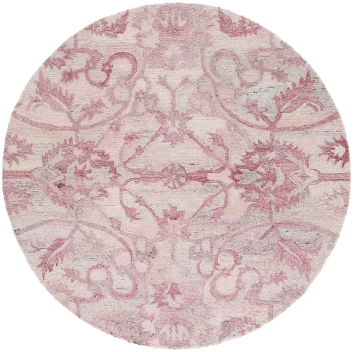 ANATOLIA 401 LIGHT PINK 6' x 6' Round Round Rug