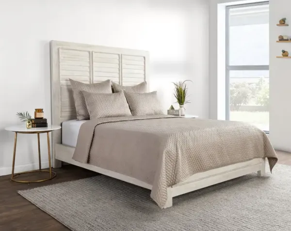 Diamond Pebble 3Pc Queen Quilt Set