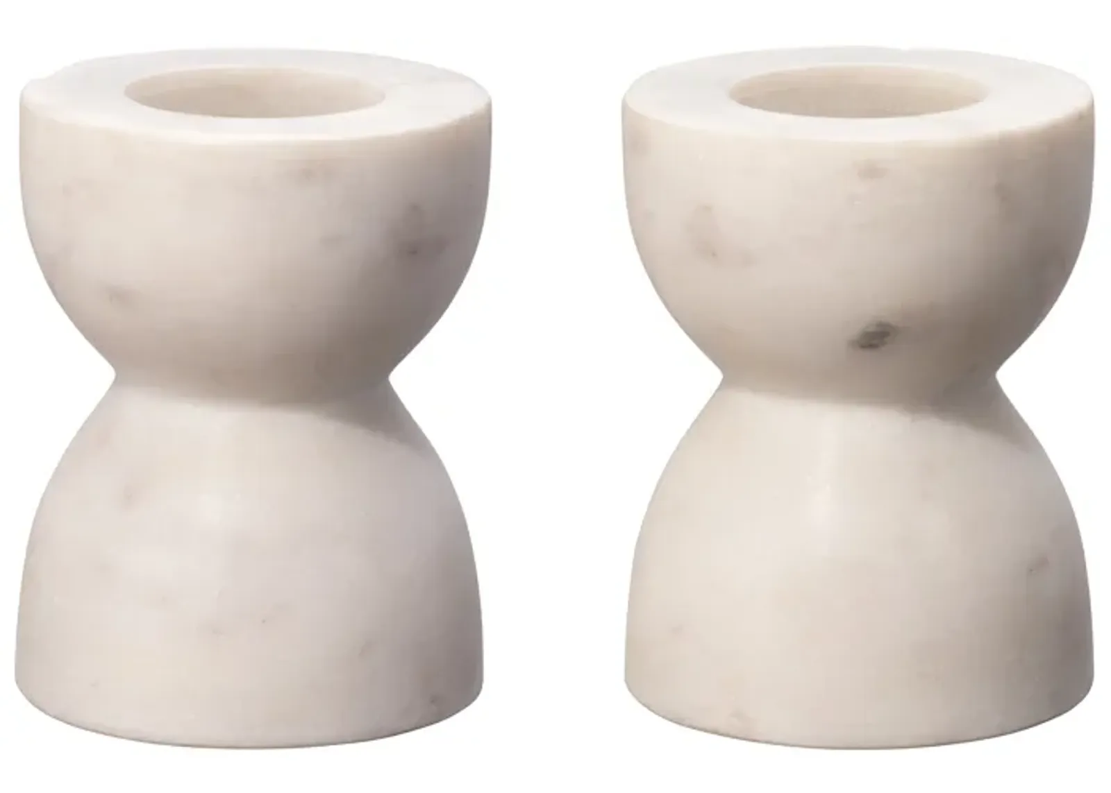 Petit Marble Candlesticks (set of 2)