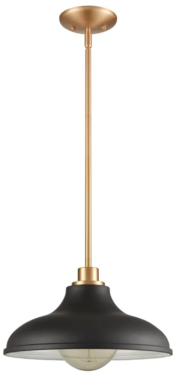 Grenville 13'' Wide 1-Light Pendant - Brushed Gold