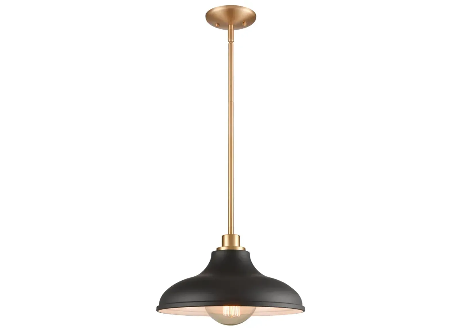 Grenville 13'' Wide 1-Light Pendant - Brushed Gold