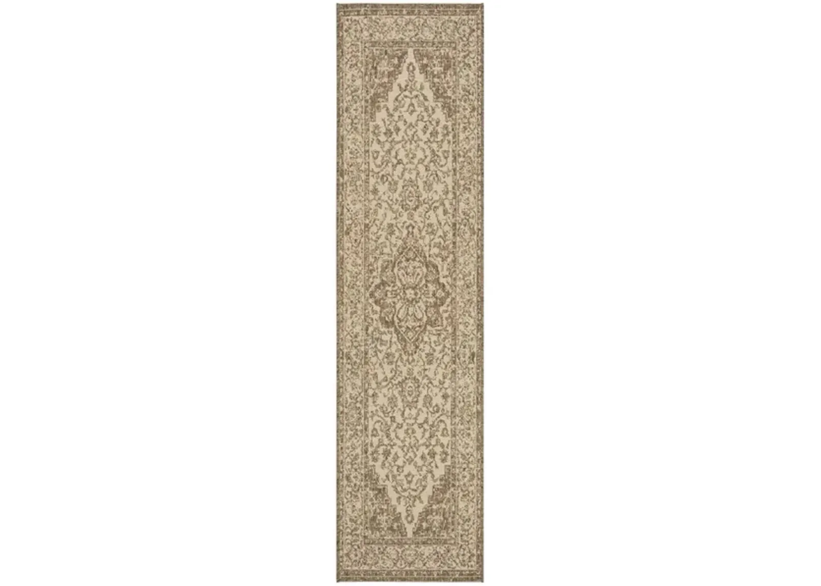 LINDEN 137 Collection LND137C-212 Cream / Beige 2'-2" X 12'