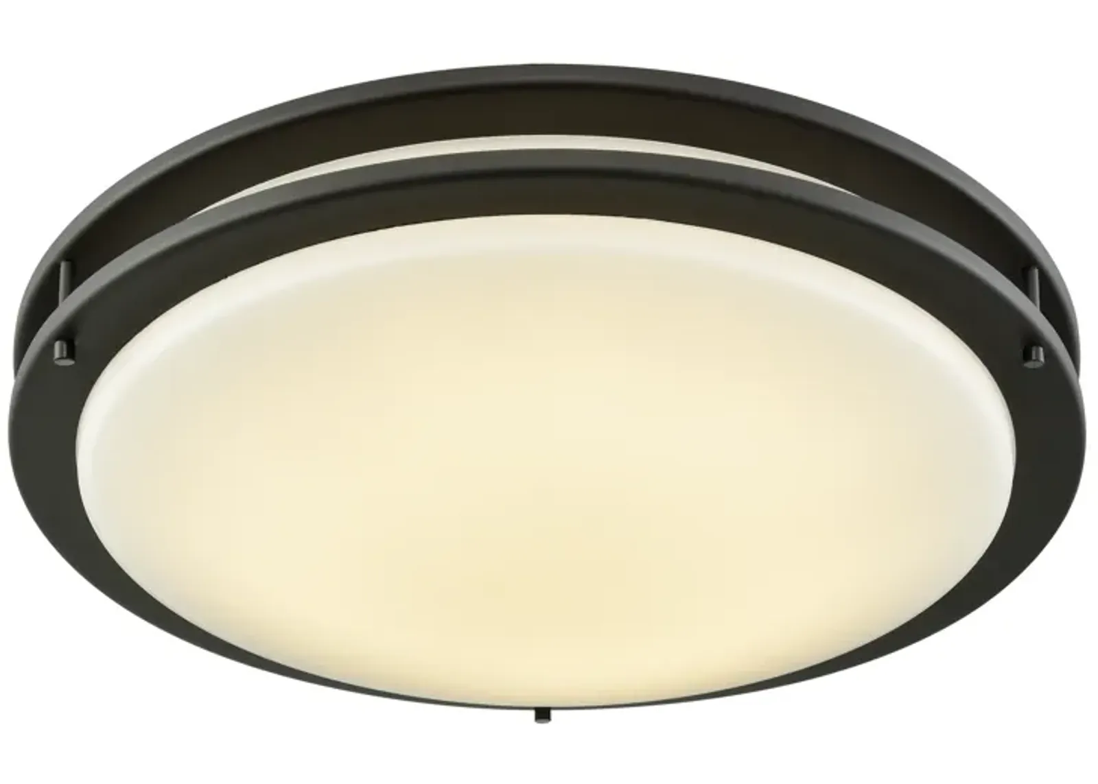 Clarion 18" Wide 1-Light Flush Mount - Oil Rubbed Bronze