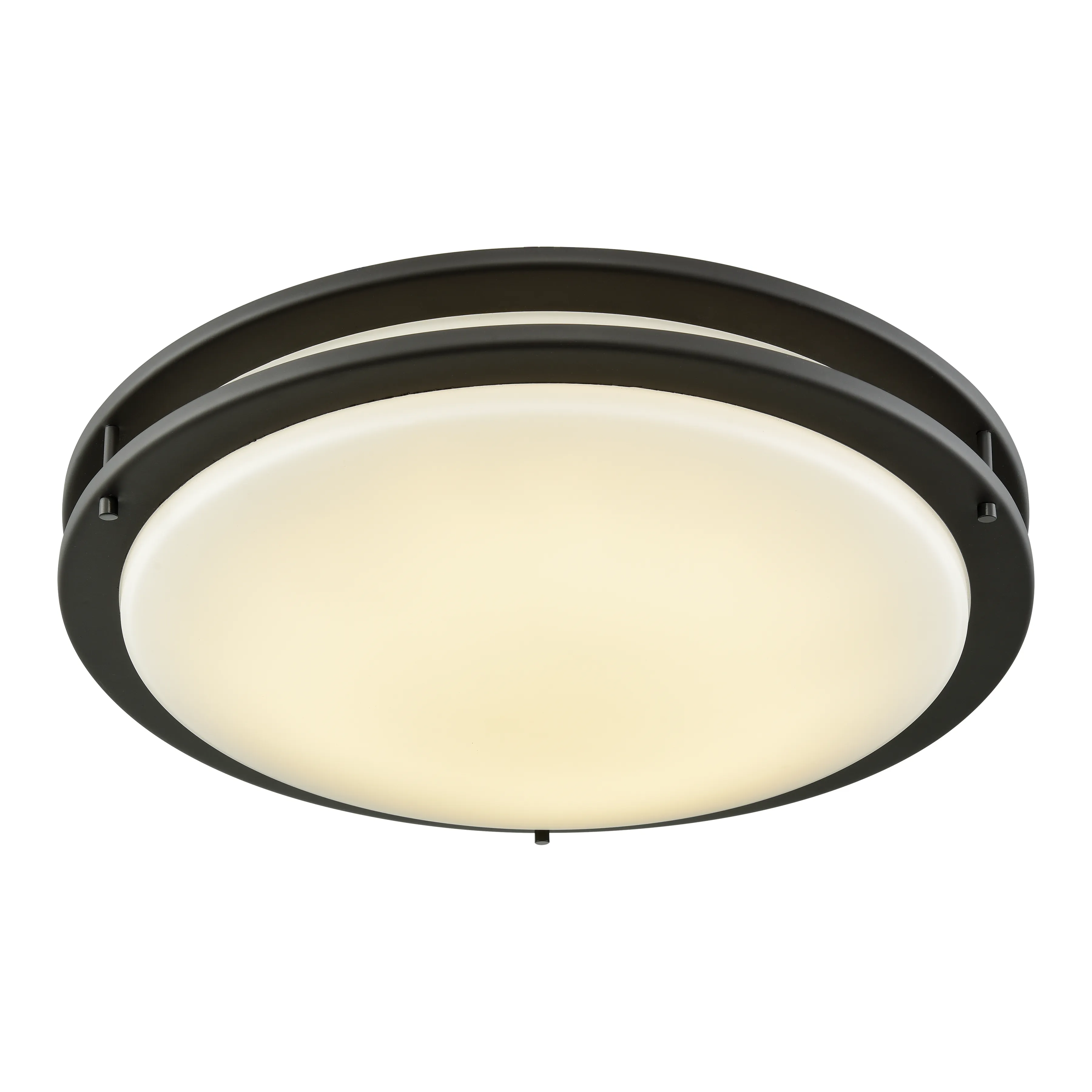 Clarion 18" Wide 1-Light Flush Mount - Oil Rubbed Bronze