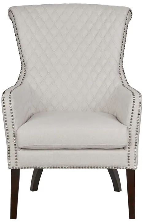 Madison Park Heston Natural/Morocco Accent Chair