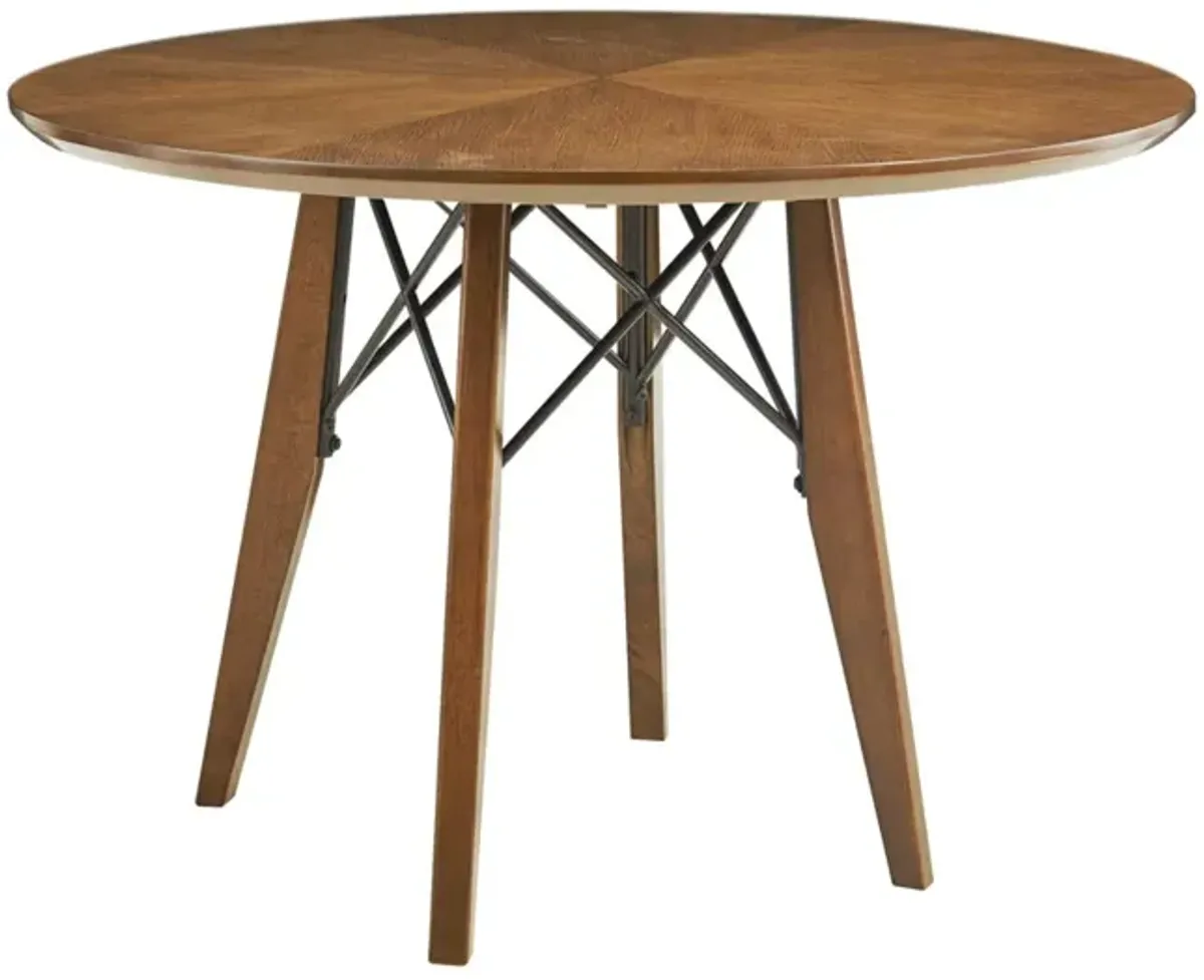 INK+IVY Clark Pecan Round Dining/Pub Table