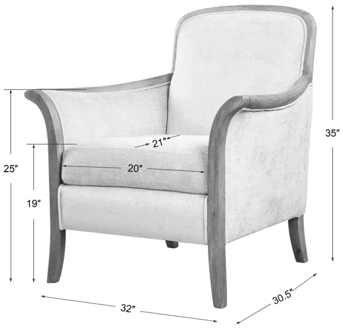 Brittoney Taupe Armchair