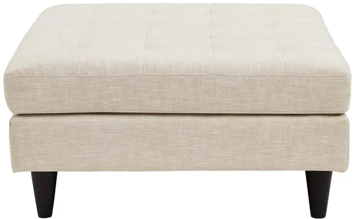 Empress Upholstered Fabric Large Ottoman