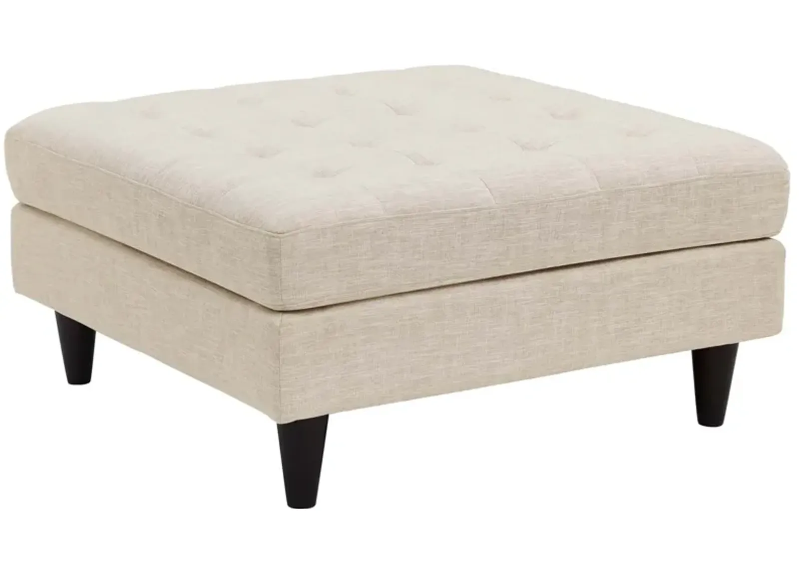 Empress Upholstered Fabric Large Ottoman