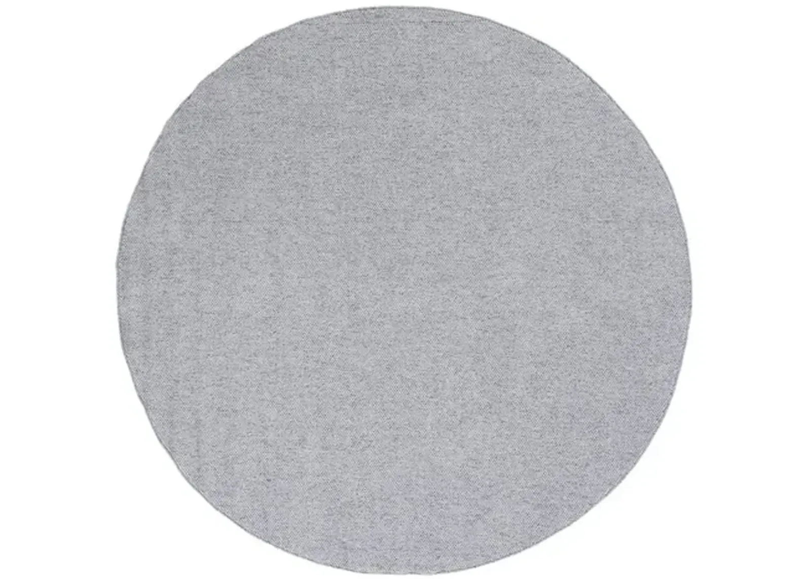 RIVER 600 Grey 6'-7' X 6'-7' Round Round Rug