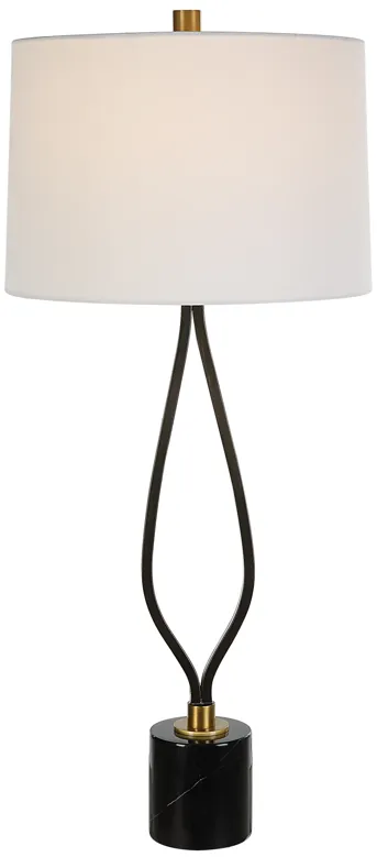 Separate Paths Iron Table Lamp