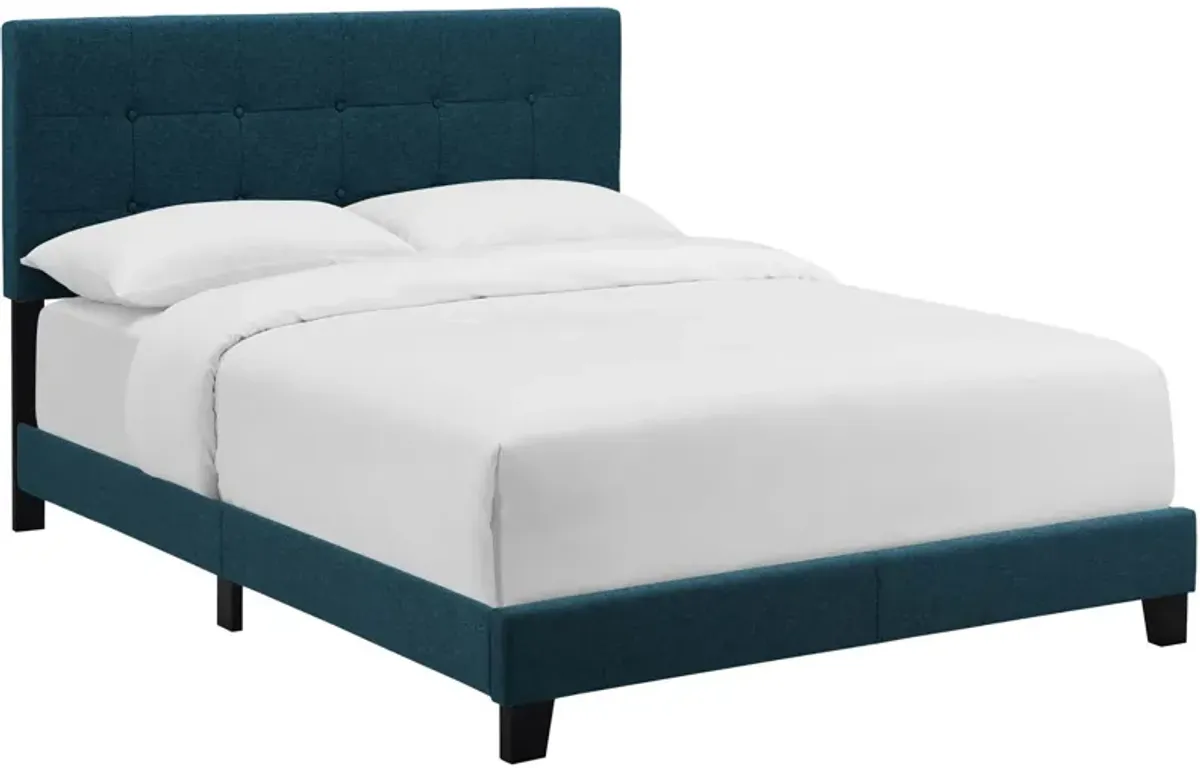 Amira Full Upholstered Fabric Bed