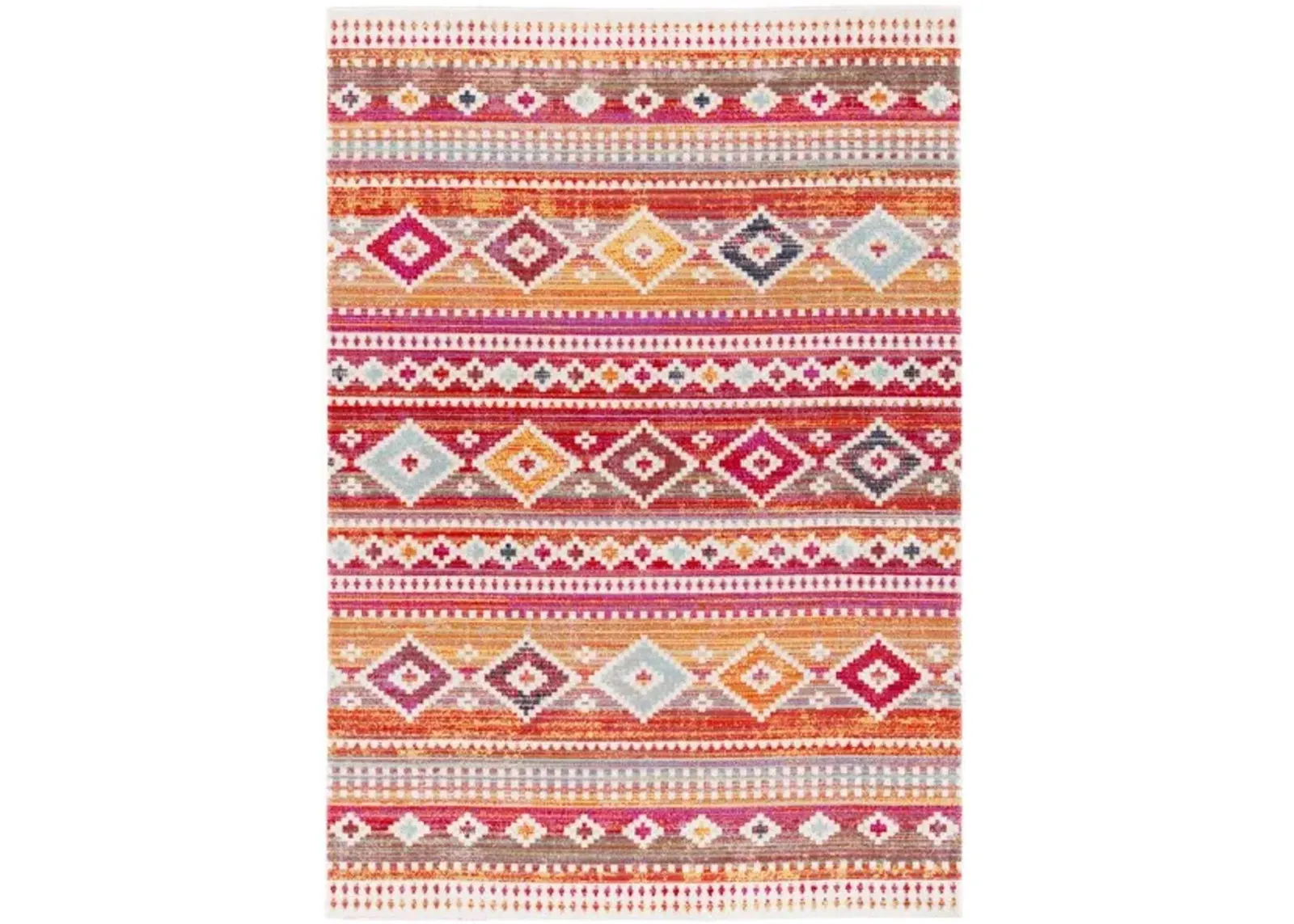 MONTAGE Collection MTG272Q-5 Red / Fuchsia 5'-1" X 7'-6"