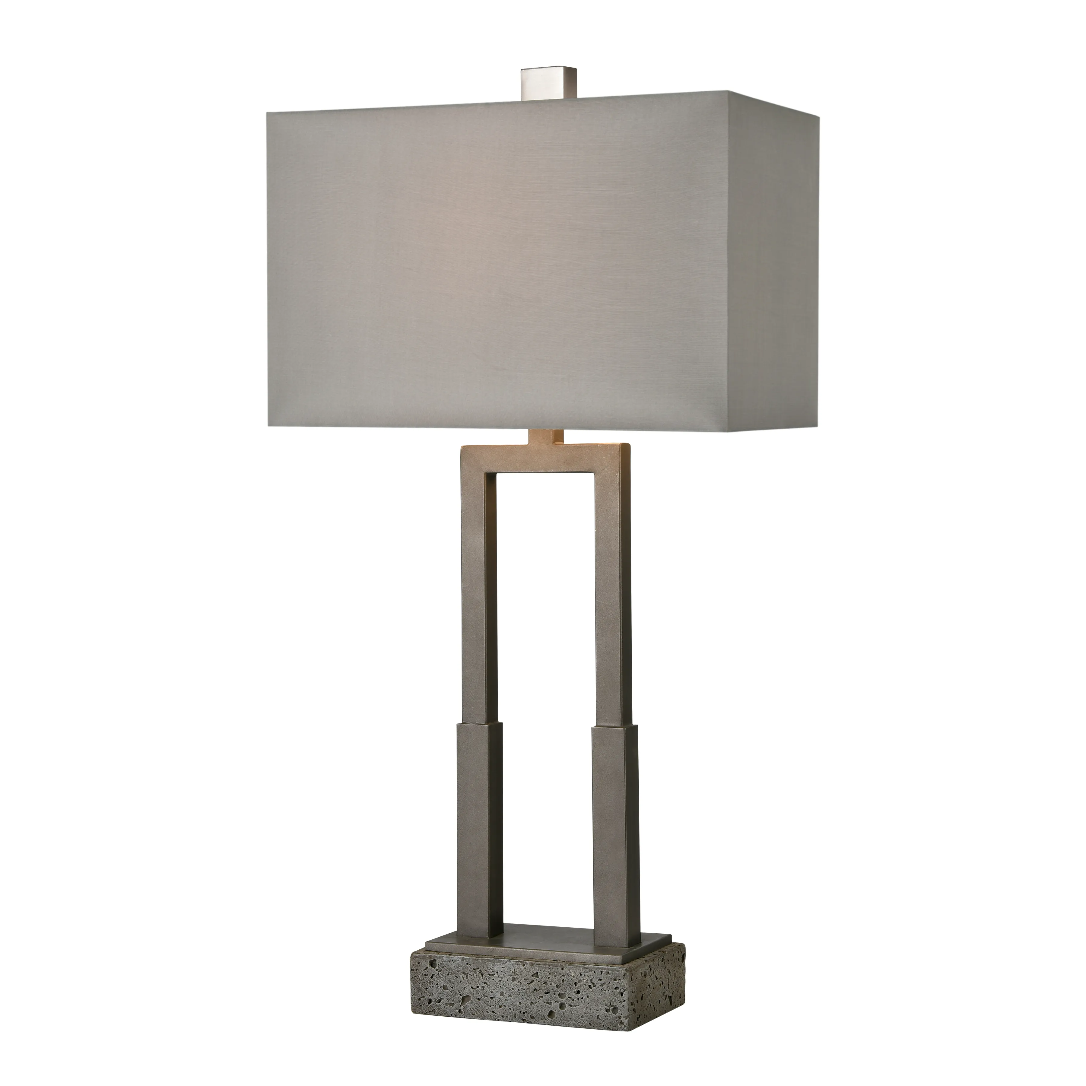 Courier 32" High 1-Light Table Lamp - Pewter