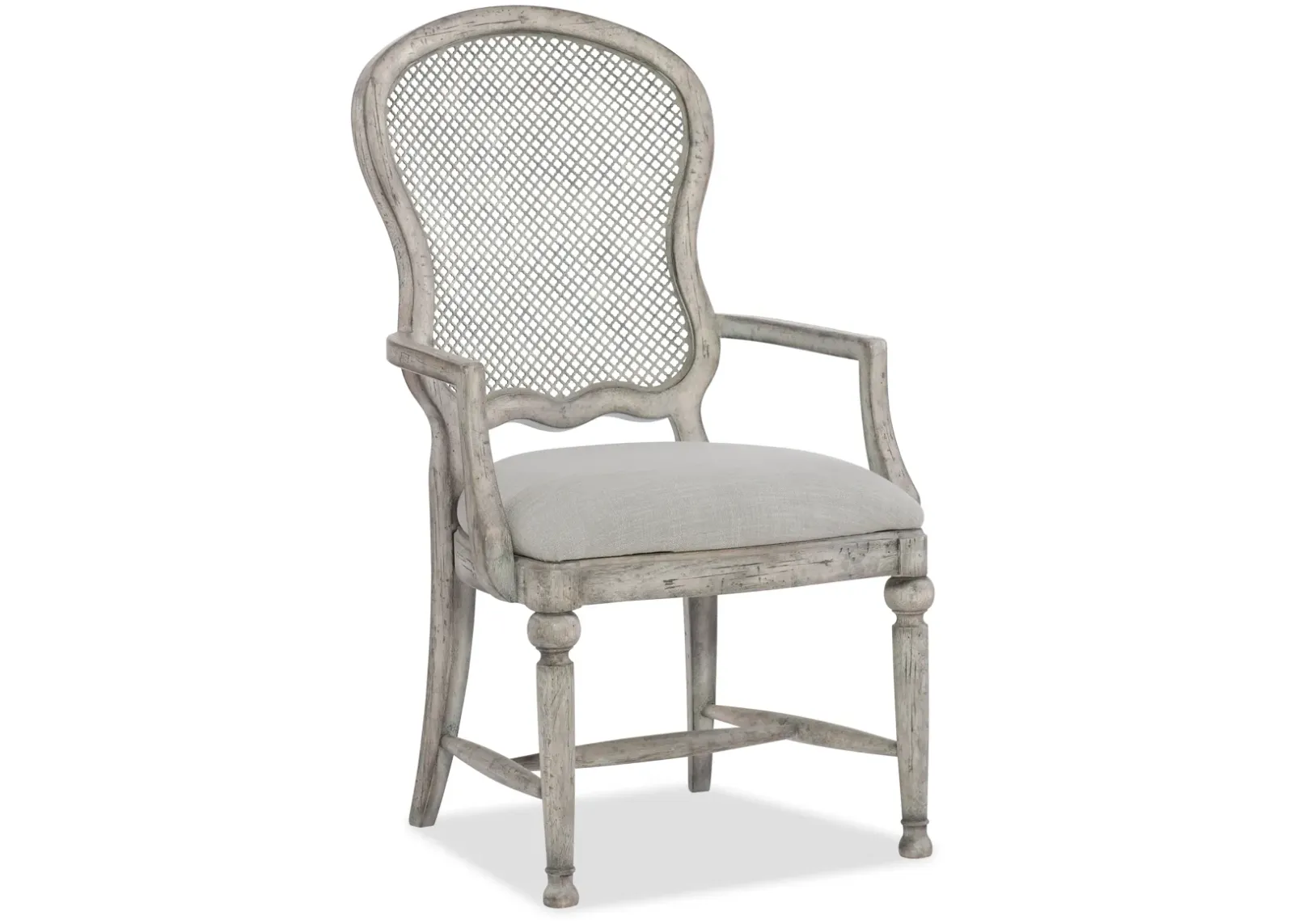 Boheme Gaston Metal Back Arm Chair