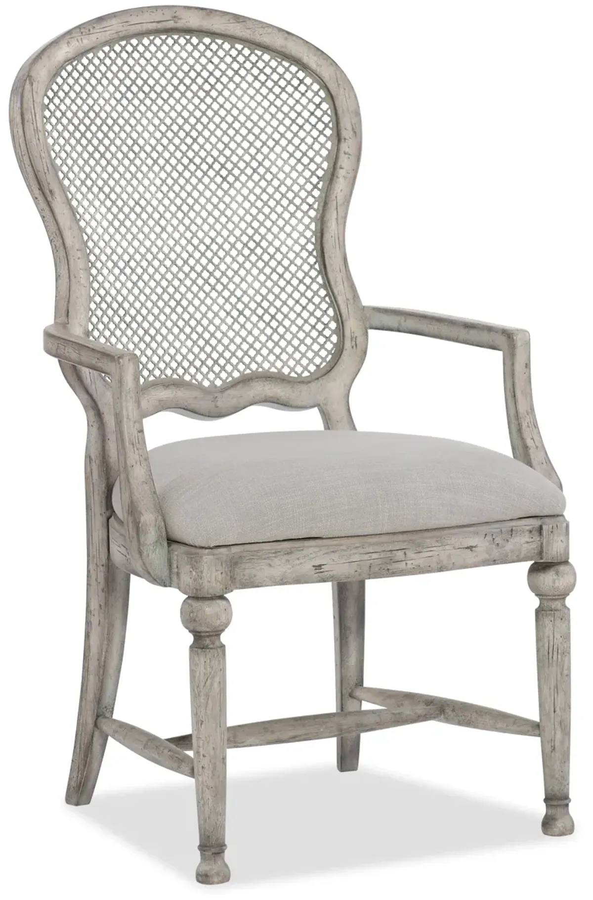 Boheme Gaston Metal Back Arm Chair