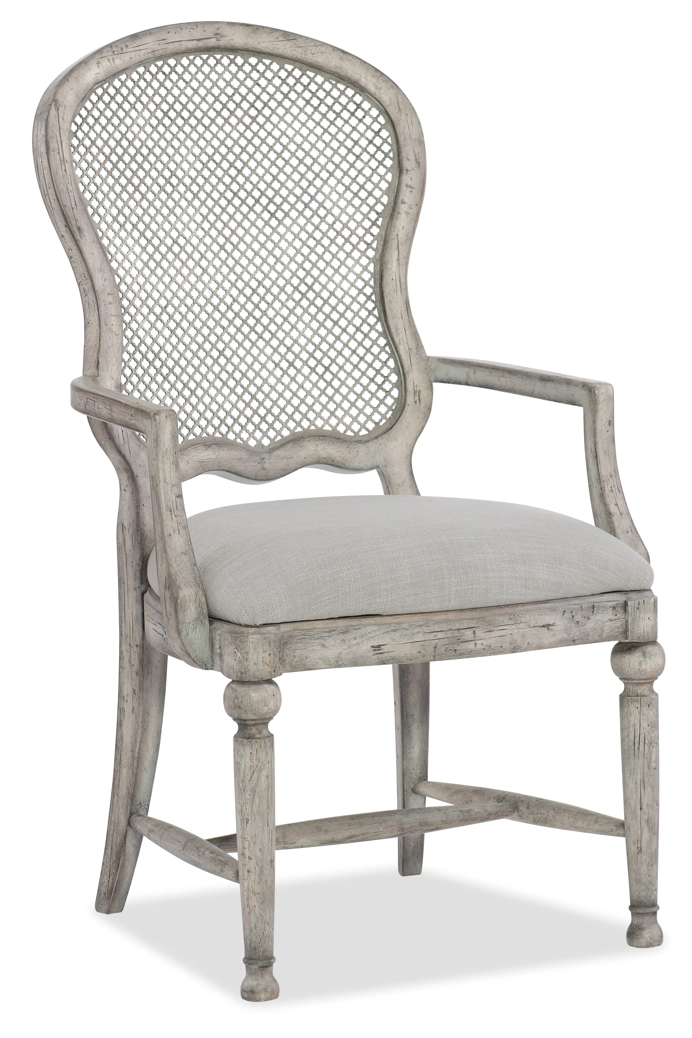 Boheme Gaston Metal Back Arm Chair - Set of 2