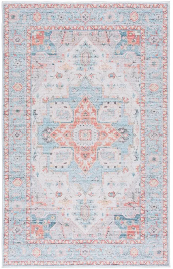 TUCSON 913 TURQUOISE  5' x 8' Medium Rectangle Rug