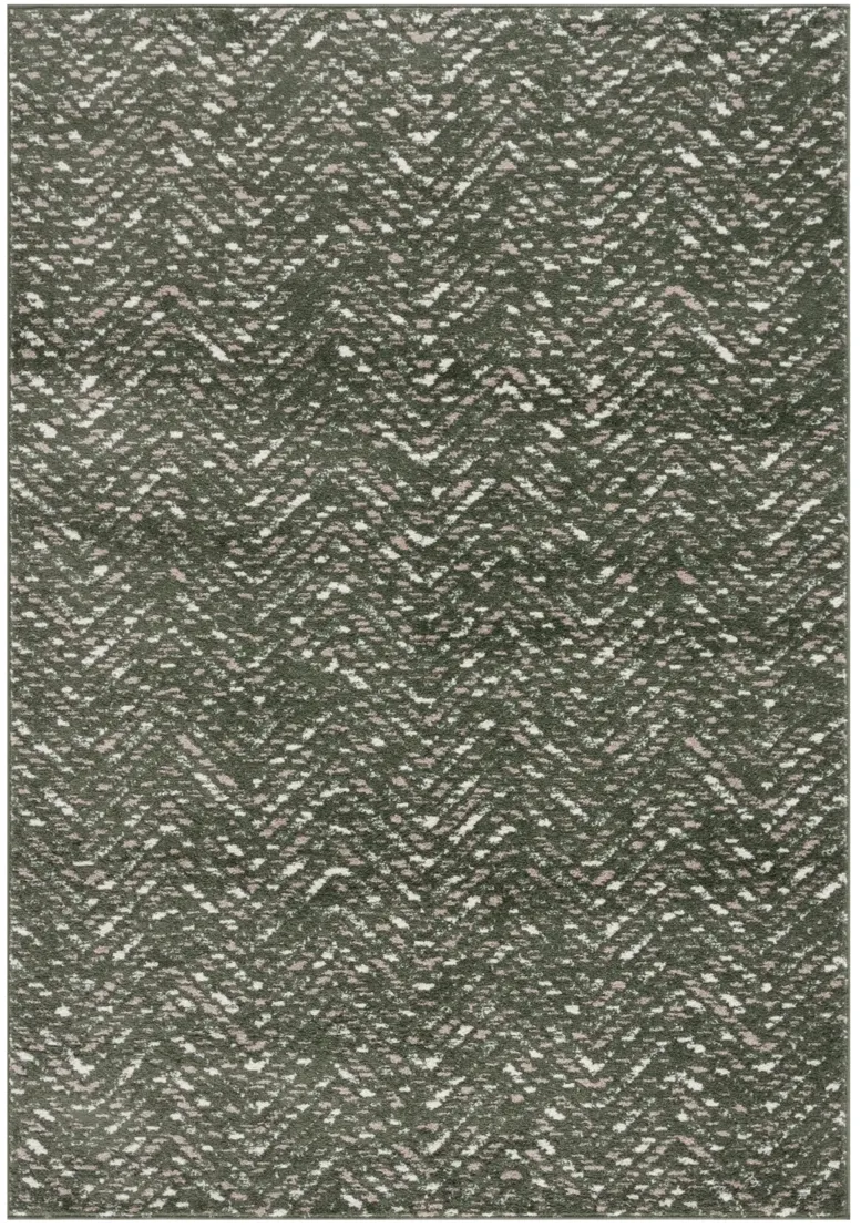 ADIRONDACK 104 DARK GREEN  5'-1' x 7'-6' Medium Rectangle Rug
