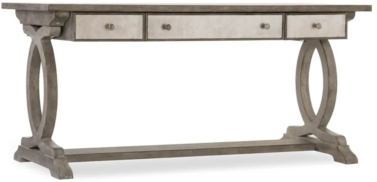 Rustic Glam Trestle Desk