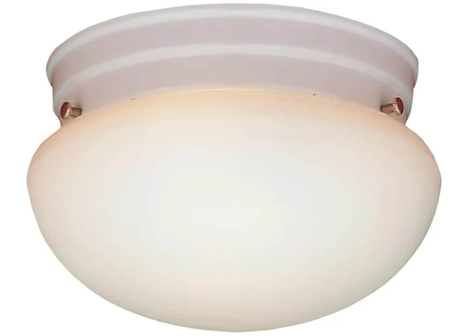 Ceiling Essentials 8" Wide 1-Light Flush Mount - White