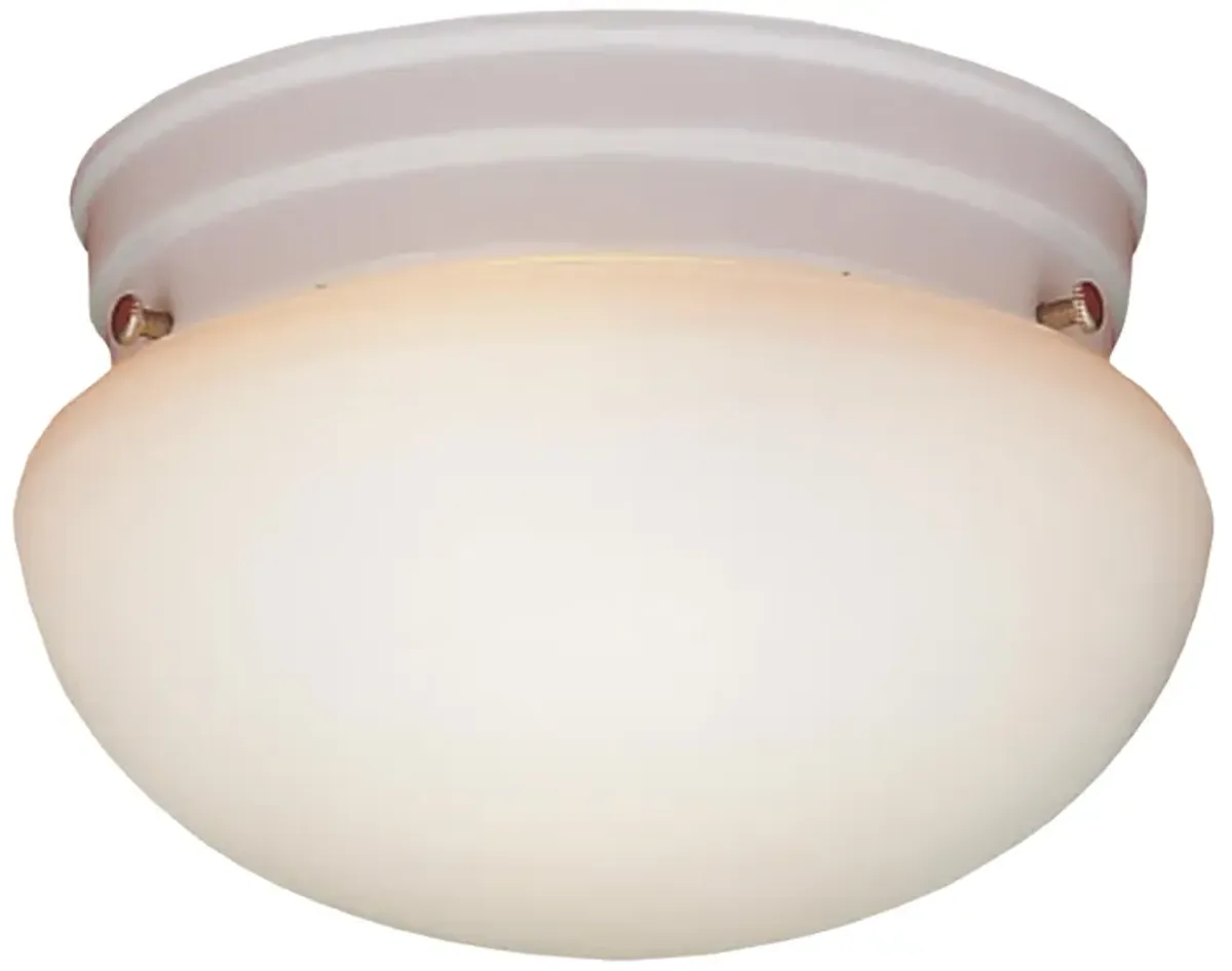 Ceiling Essentials 8" Wide 1-Light Flush Mount - White