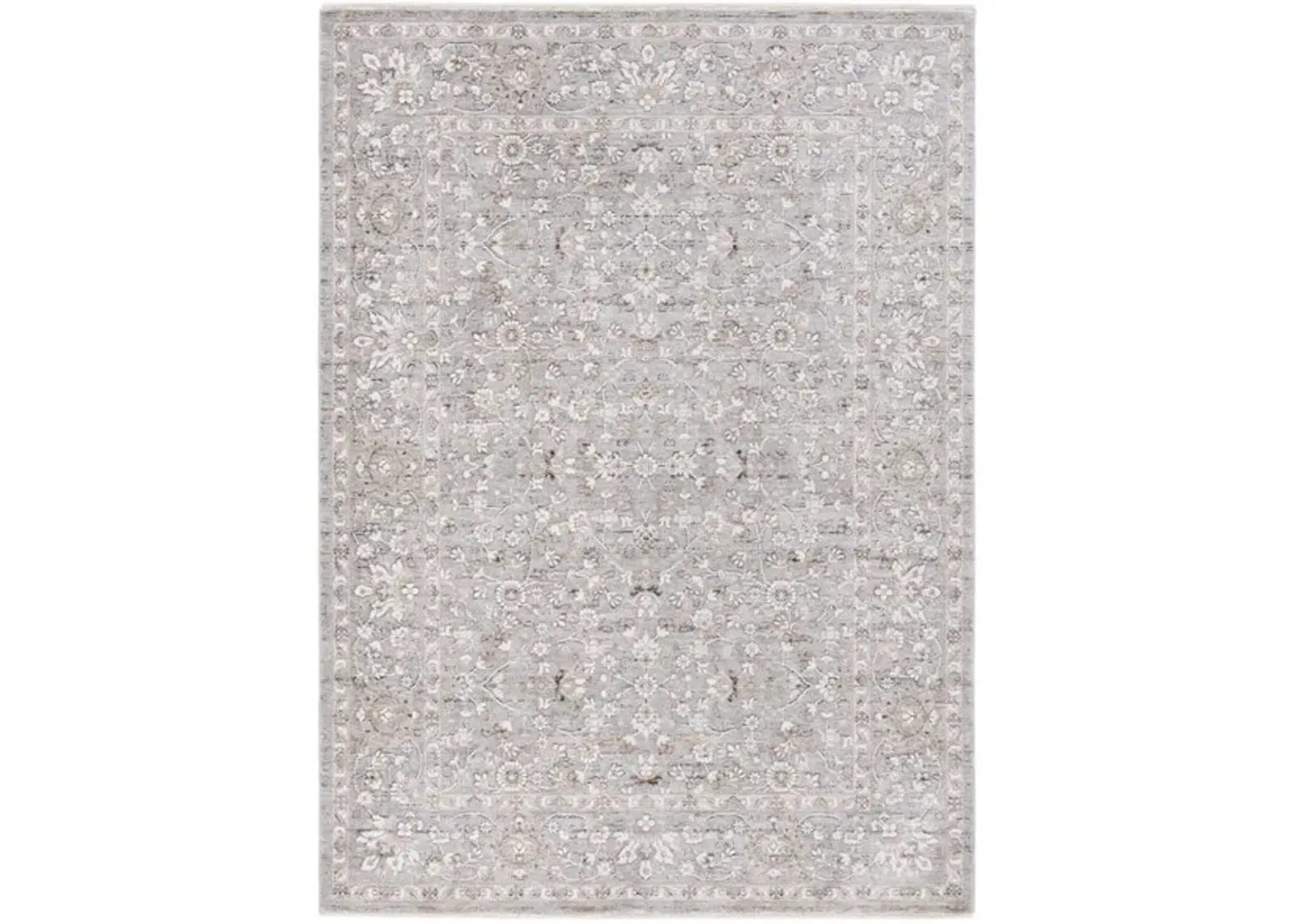 HARLOW 102 Grey  5'-3' X 7'-6' Medium Rectangle Rug