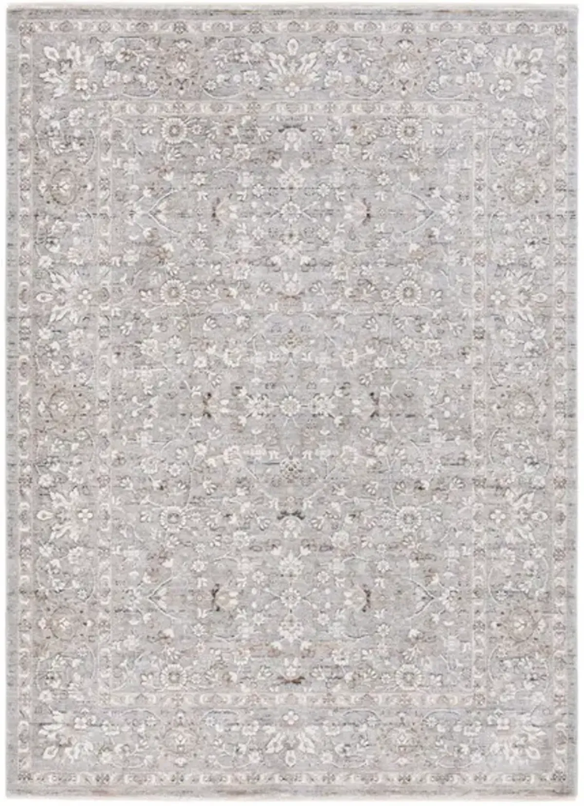 HARLOW 102 Grey  5'-3' X 7'-6' Medium Rectangle Rug